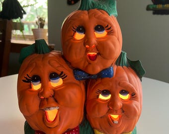 ヴィンテージ ハロウィン 陶器型 かぼちゃ 擬人化 ジャック・オー
