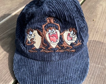 Vintage Infants Tazmanian Devil Corduroy Hat Size 0-12 months