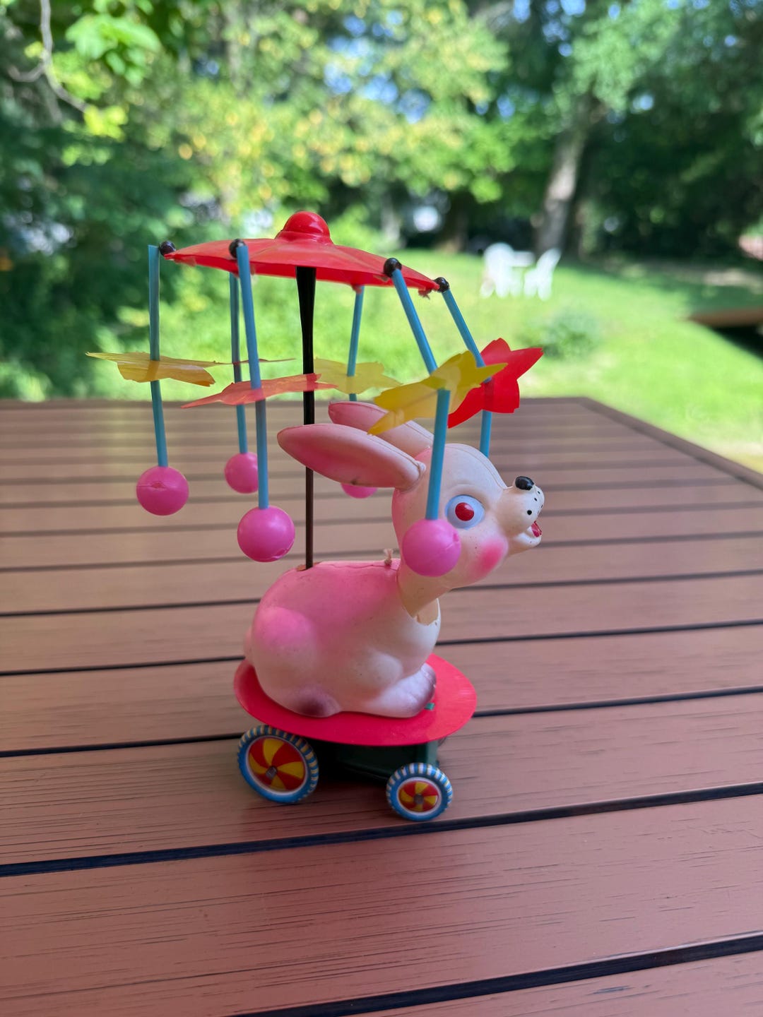 Vintage Wind up Celluloid Rabbit Toy - Easter Unlimited - Working ...