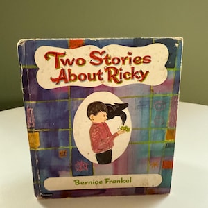 Vintage 1960-tals Whitman Tell A Tale-boken Två berättelser om Ricky av Bernice Frankel