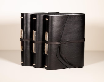 European Leather Watercolor Sketch Journal, 8x6, Handmade Amalfi Paper, 120 Pages