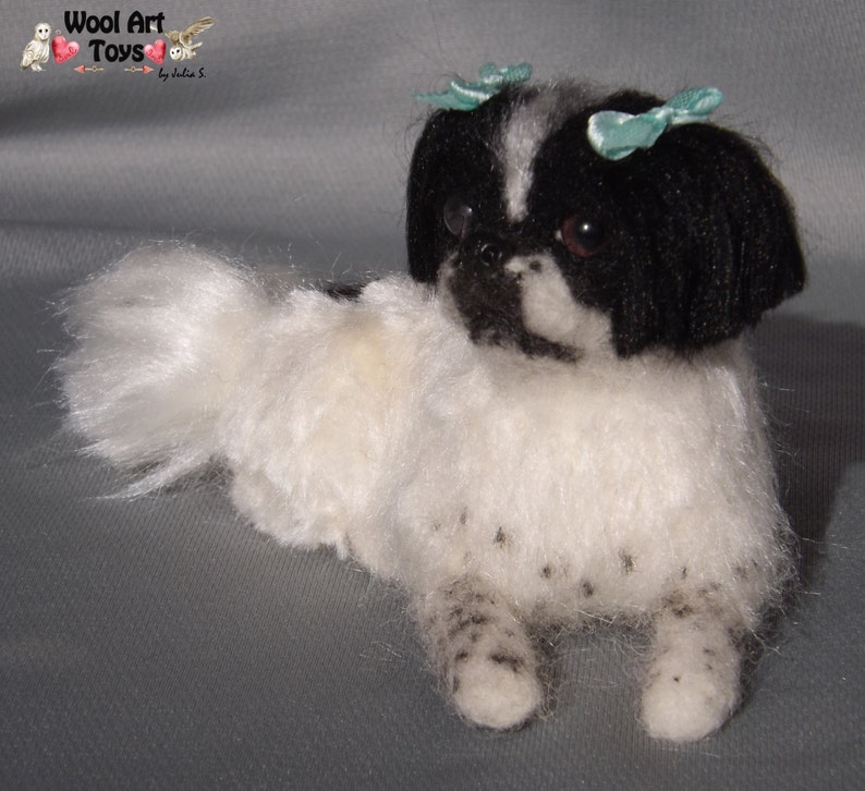 Shih Tzu Custom Needle Felted Dog Sculpture Pet Replica | Etsy
