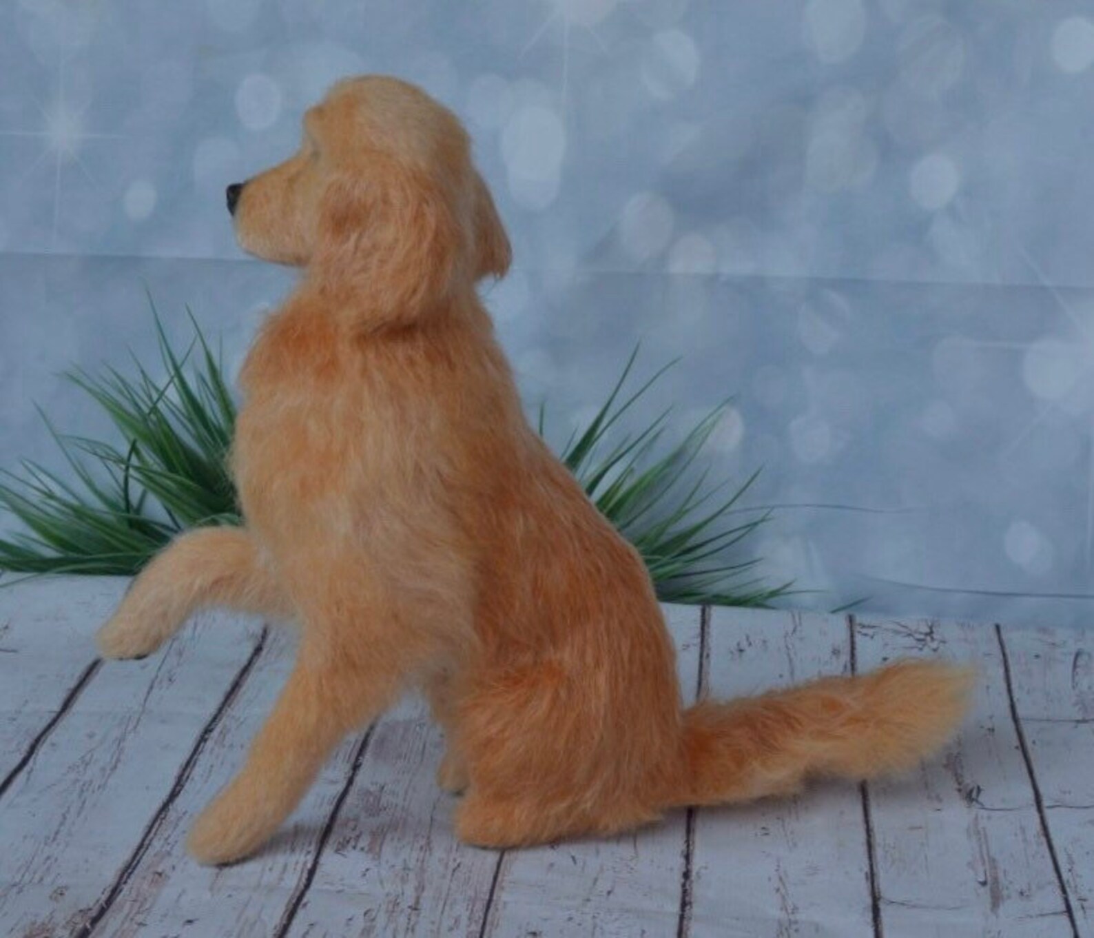 Needle Felted Golden Retriever Realistic Sculpture of Your Pet Etsy