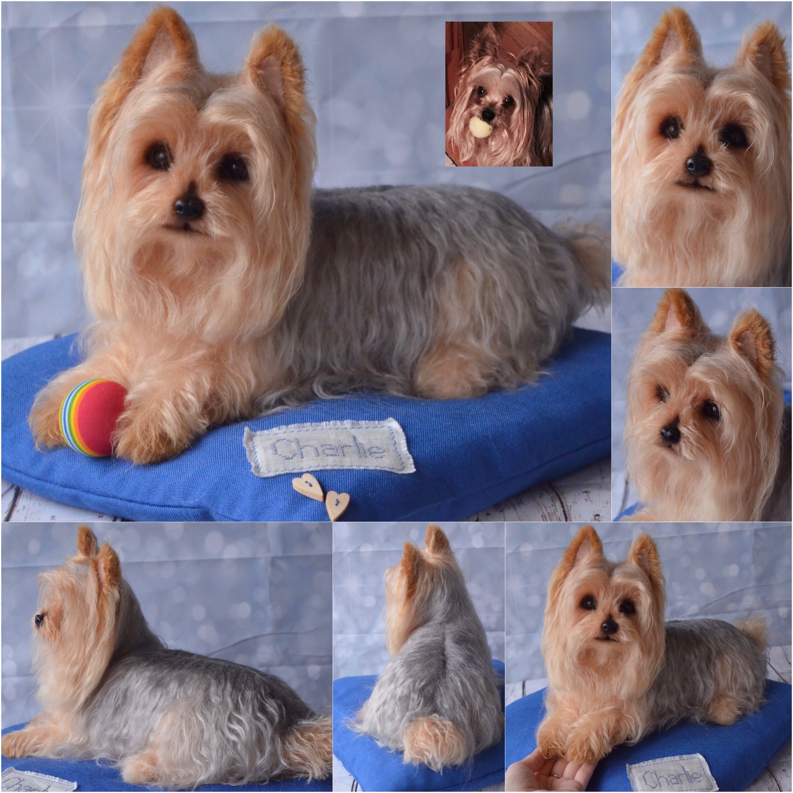 stuffed yorkie toy