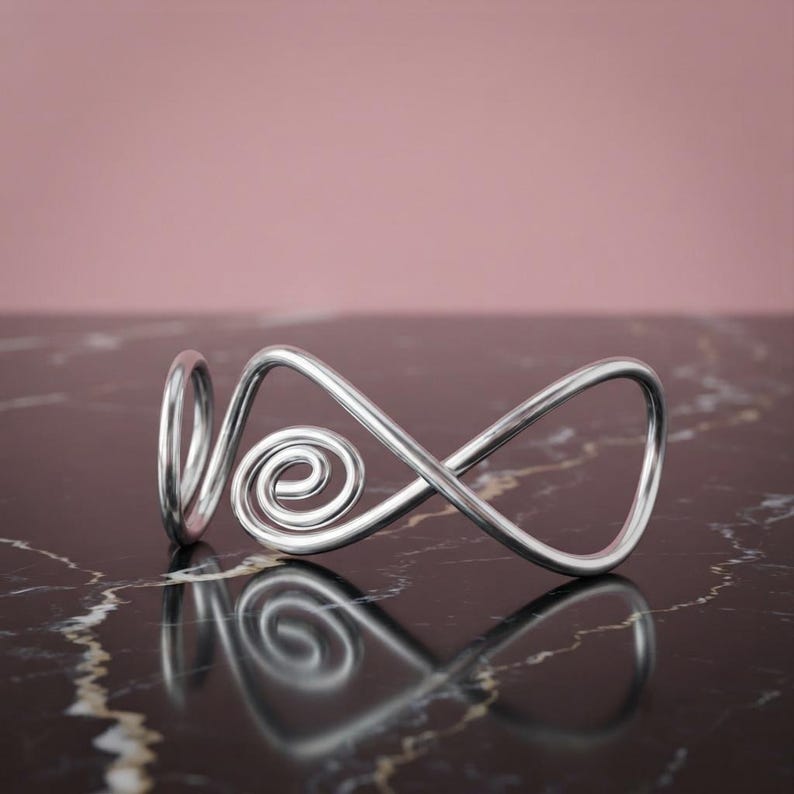 Romantic Spiral Heart Ring – Unique Gold Open Band Statement Jewelry ...