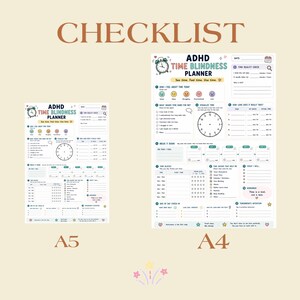 ADHD Time Blindness Planner Printable | Time Management Worksheet | Visual Time Tracker & Executive Function PDF image 2
