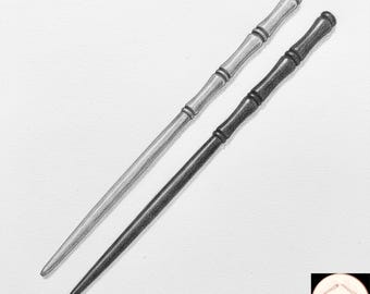 Bamboo Hair Sticks – Vintage Hanfu Hairpins