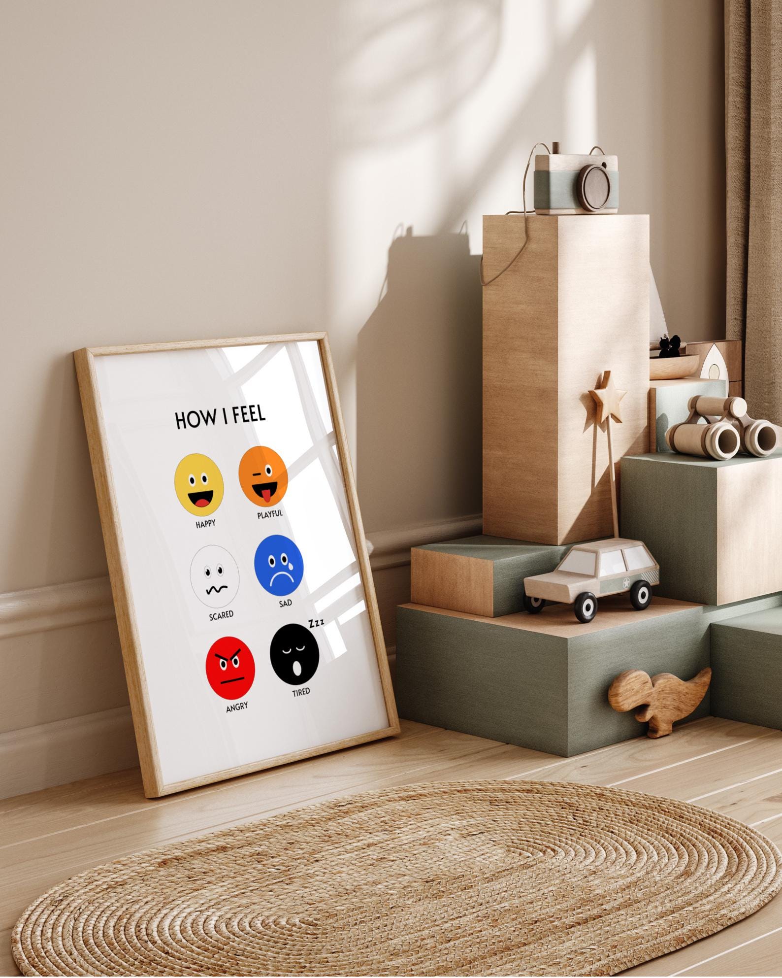 Feeling Map Emotions Poster for Kids Ages 3 to 6 Digital Download - Etsy UK
