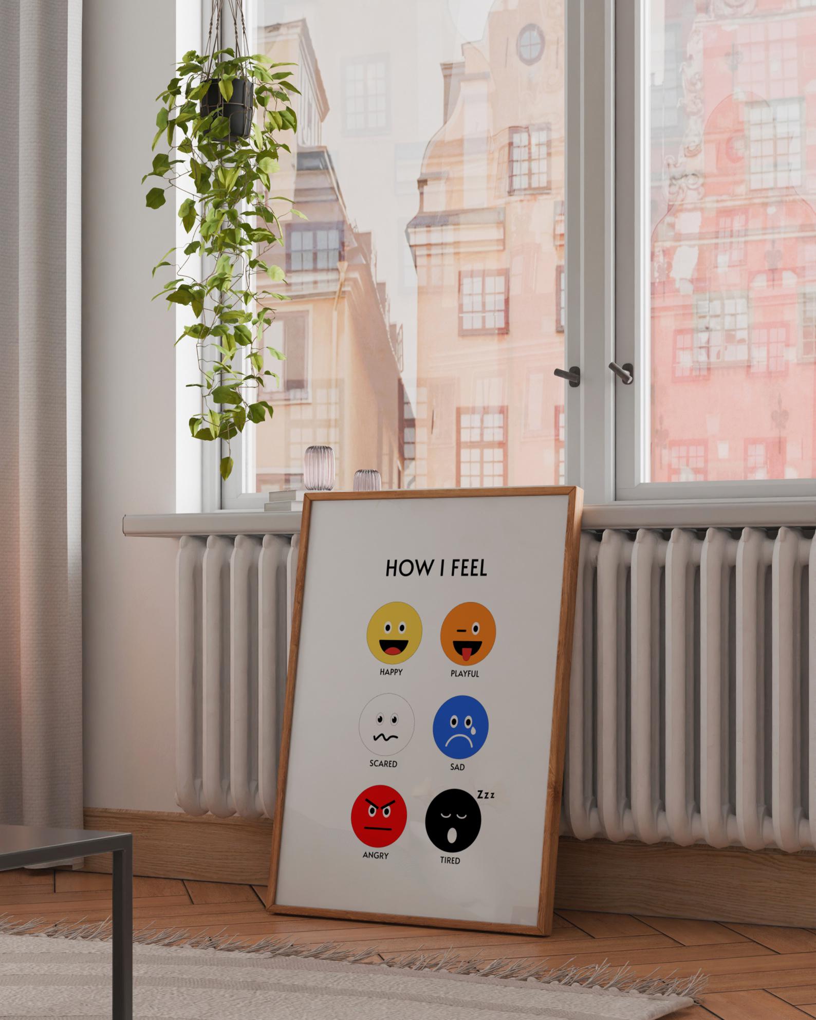 Feeling Map Emotions Poster for Kids Ages 3 to 6 Digital Download - Etsy