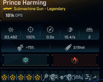 Borderlands 4 Modded Gun Rainbow Ripper balas locas