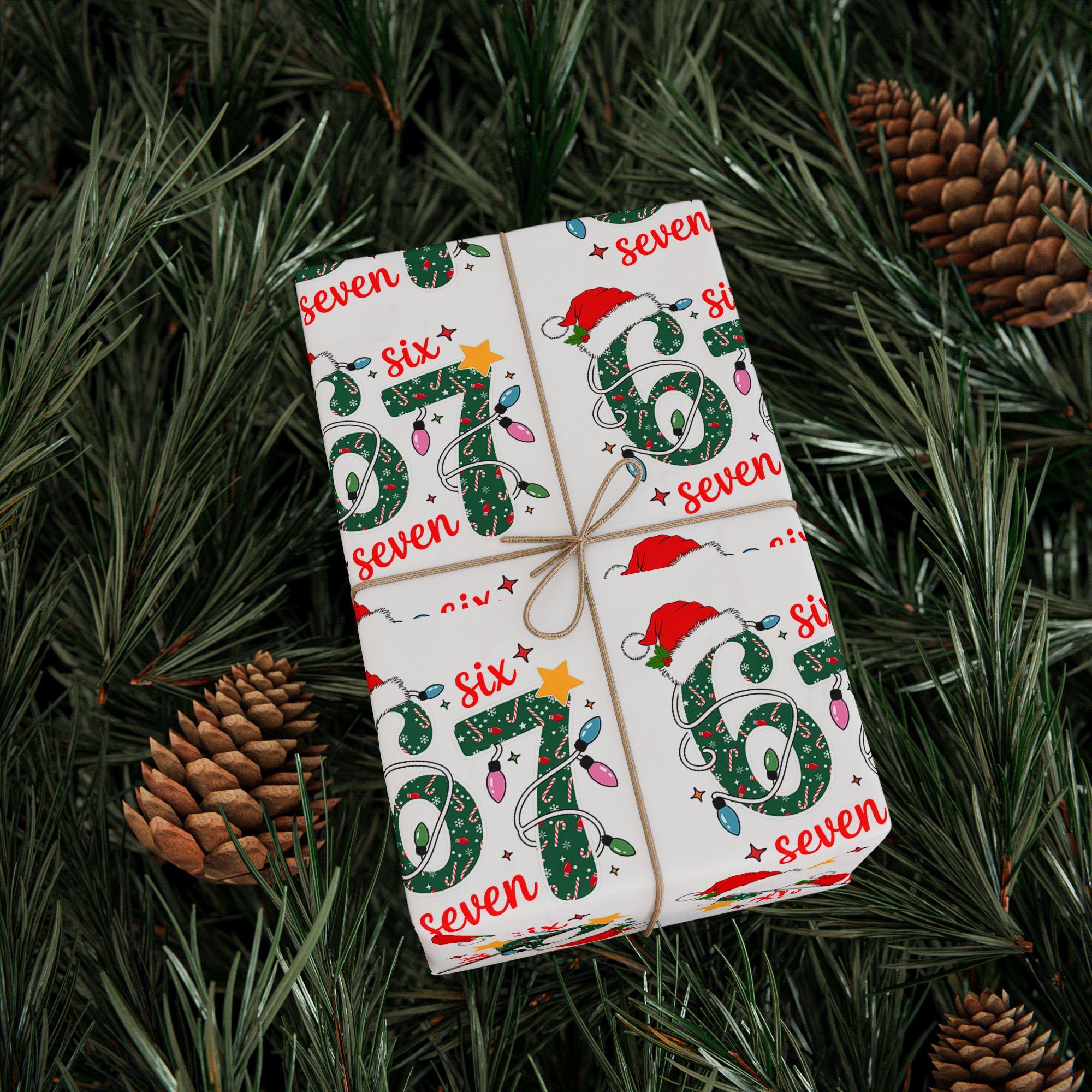 Discover Gen Alpha Meme & Teen Humor Wrapping Paper for Holidays and Christmas 2025