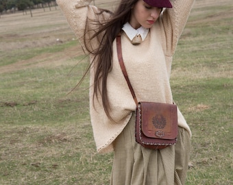 Strickanleitung Damenpullover „Tusheti“ – leichter A-Linien-Pullover aus BC Garn Brisa | Anfängerfreundliches Strickmuster PDF | Größen S–XL