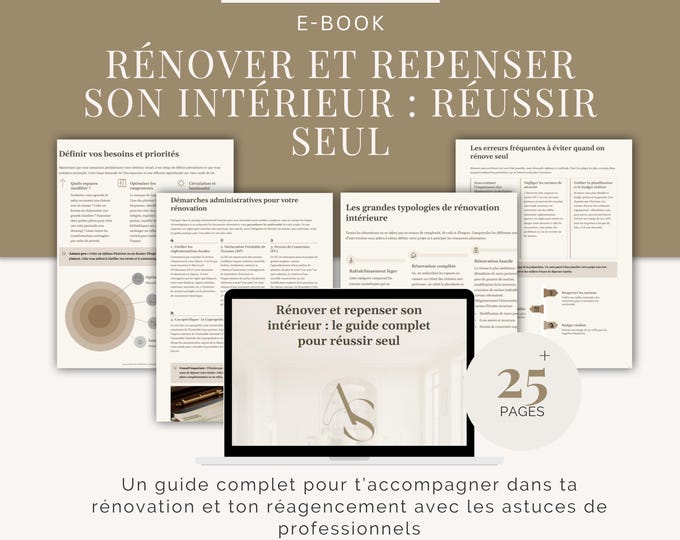 Renovating and rethinking your interior: the complete guide to successfully renovating on your own
