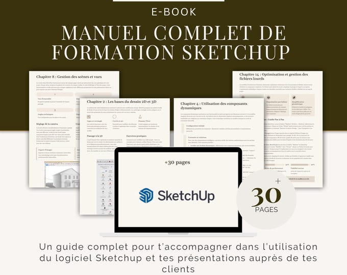 Complete Sketchup Training Manual for Interior Designers / Sketchup Pro