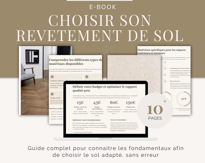 E-book to help you choose the ideal floor covering for your renovation work