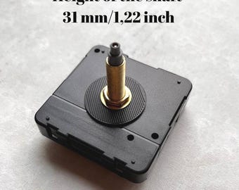 Silent Clock Movement: 31mm Shaft, DIY Clock Parts