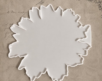 Siliconen mal bloembak: asymmetrische epoxyharsvorm (15 in)