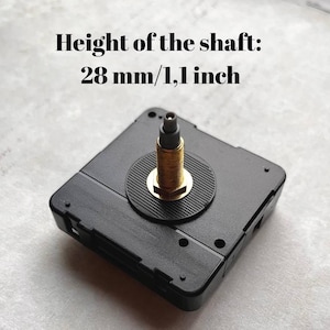 Stilles Uhrwerk: 28 mm Welle, DIY Uhrwerk