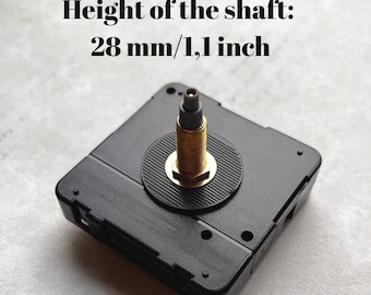Silent Clock Movement Mechanism: 28 mm Shaft, DIY Clock Parts
