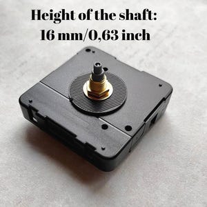 Meccanismo di movimento dell'orologio silenzioso: albero da 16 mm