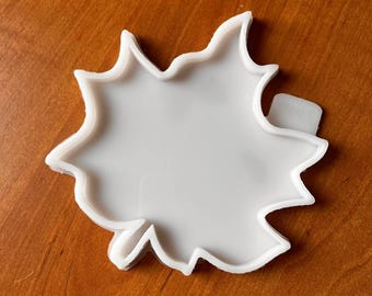 Maple Leaf Silicone Mold for Resin Coaster, Autumn Shape Epoxy Casting Form
