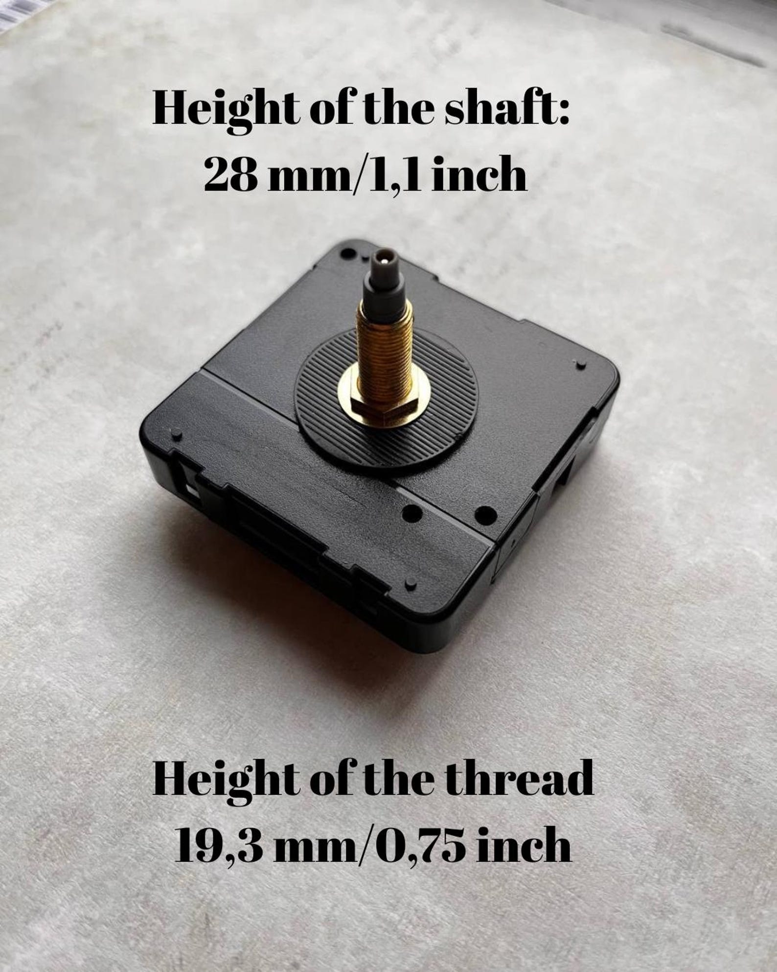 Silent Clock Movement: DIY Clock Mechanism Replacement - Etsy