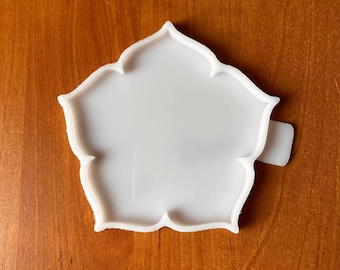Flower Silicone Coaster Mold: Epoxy Resin Art Supply, Crafts Parts