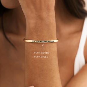 Personalized Name Bangle Bracelet, Custom Message Bangle, Adjustable Bracelet, Couple Jewelry, Anniversary gift, Christmas Gift for Her