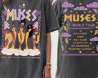 Vintage Disney Hercules The Muses 97 World Tour Shirt, Retro Disney Hercules Diva Muses Song Concert Shirt, WDW Disneyland Girl Trip Shirt