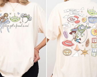Comfort Colors® Disney Pixar Toy Story Shirt, Woody Shirt, Buzz Lightyear Shirt, Toy Story Pizza Planet Shirt, Disneyland Vacation Shirt