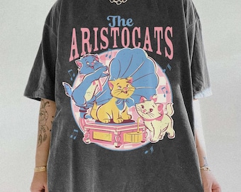 Marie Tolouse & Berlioz Comfort Colors Shirt, The Aristocats Movie Shirt, Disney Cat Shirt, Cat Lovers Gift Shirt, Disney Kids Shirt, WDW