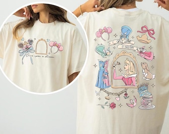 Comfort Colors® Disney Princess Aurora Shirt, Coquette Bow Once Upon A Dream Shirt, Sleeping Beauty Shirt, Princess Birthday Girl Shirt, WDW