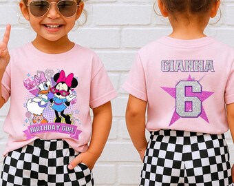 Custom Disney Minnie Daisy Shirt, Disney Birthday Girl Shirt, Minnie Birthday Shirt, Disney Vibes Tee, Best Friends Gift, Kids Youth Toddler