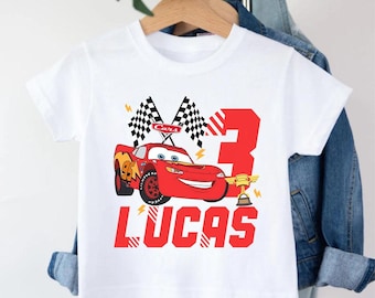 Custom Disney Pixar Cars Shirt, Cars Characters Shirt, Matching Disney Family Trip Shirt, Disney Vacation Shirt, Lightning McQueen Mater