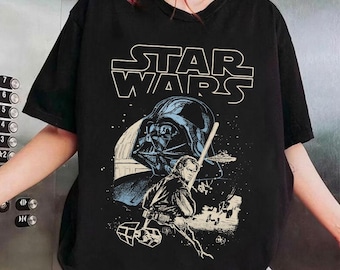 Vintage Star Wars Shirt, Anakin Skywalker Shirt, Darth Vader Shirt, Star Wars Movie Fan Gift Shirt, Star Wars Jedi Shirt, Galaxy's Edge Tee