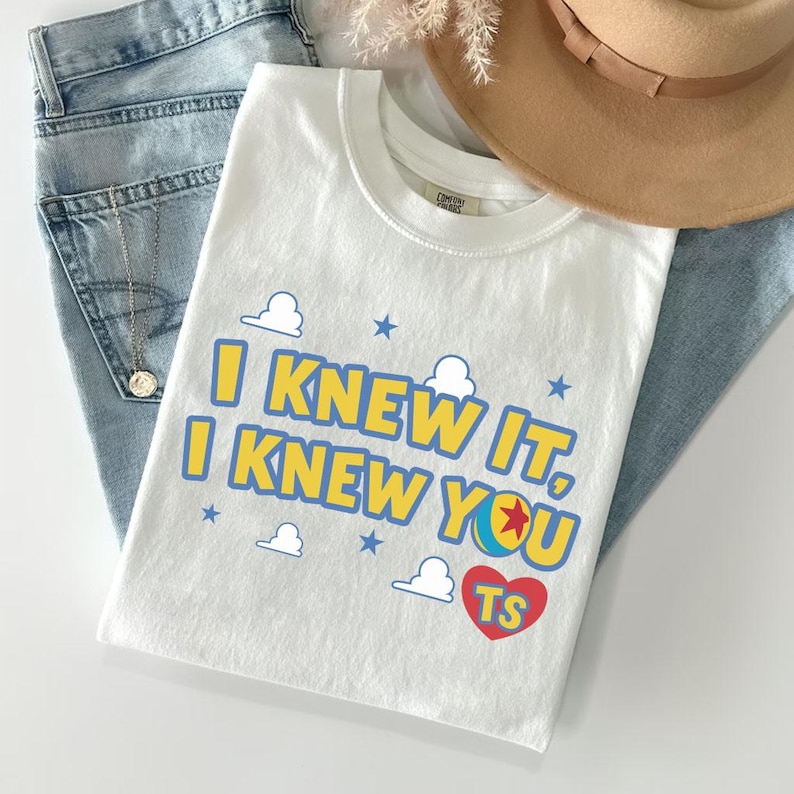 Retro I Knew It I Knew You-shirt, Disney Pixar Toy Story-shirt, Woody Buzz Lightyear Alien Rex, Disneyland Toy Story Family Matching-T-shirt afbeelding 1