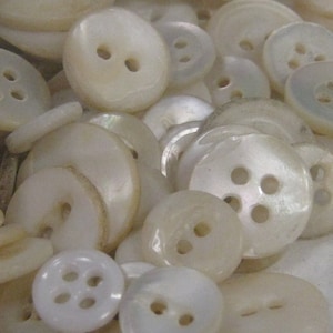 Mother of Pearl Shell Buttons