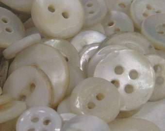 Mother of Pearl Shell Buttons
