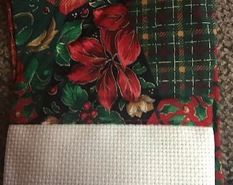 Cross Stitch Christmas Table Napkins