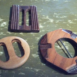 Wood Buckles