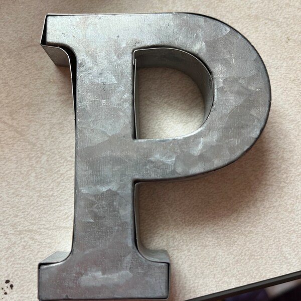 Galvanized Metal Letter