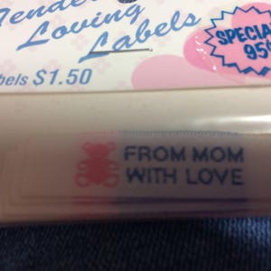 From Mom with Love Labels