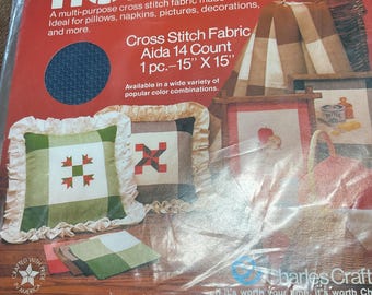 14 count Checkered Hopscotch Aida Fabric