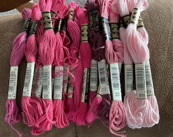DMC Embroidery Floss - Pinks