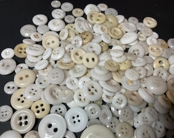 White China Buttons