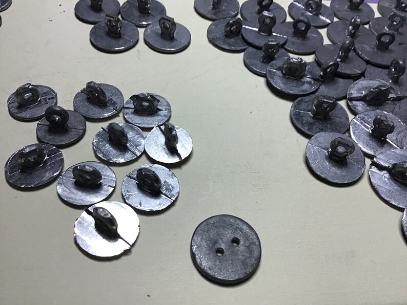 Pewter Button Blanks Paper, Party & Kids Craft Supplies & Tools