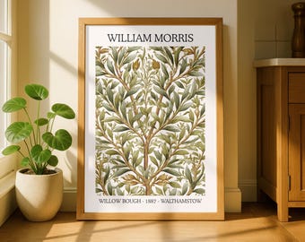 William Morris Willow Bough Print, Botanical Vintage Art (Multiple Sizes)