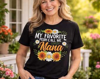 Nana PNG, Grandmother Mother's Day Apparel Design (Digital Download)