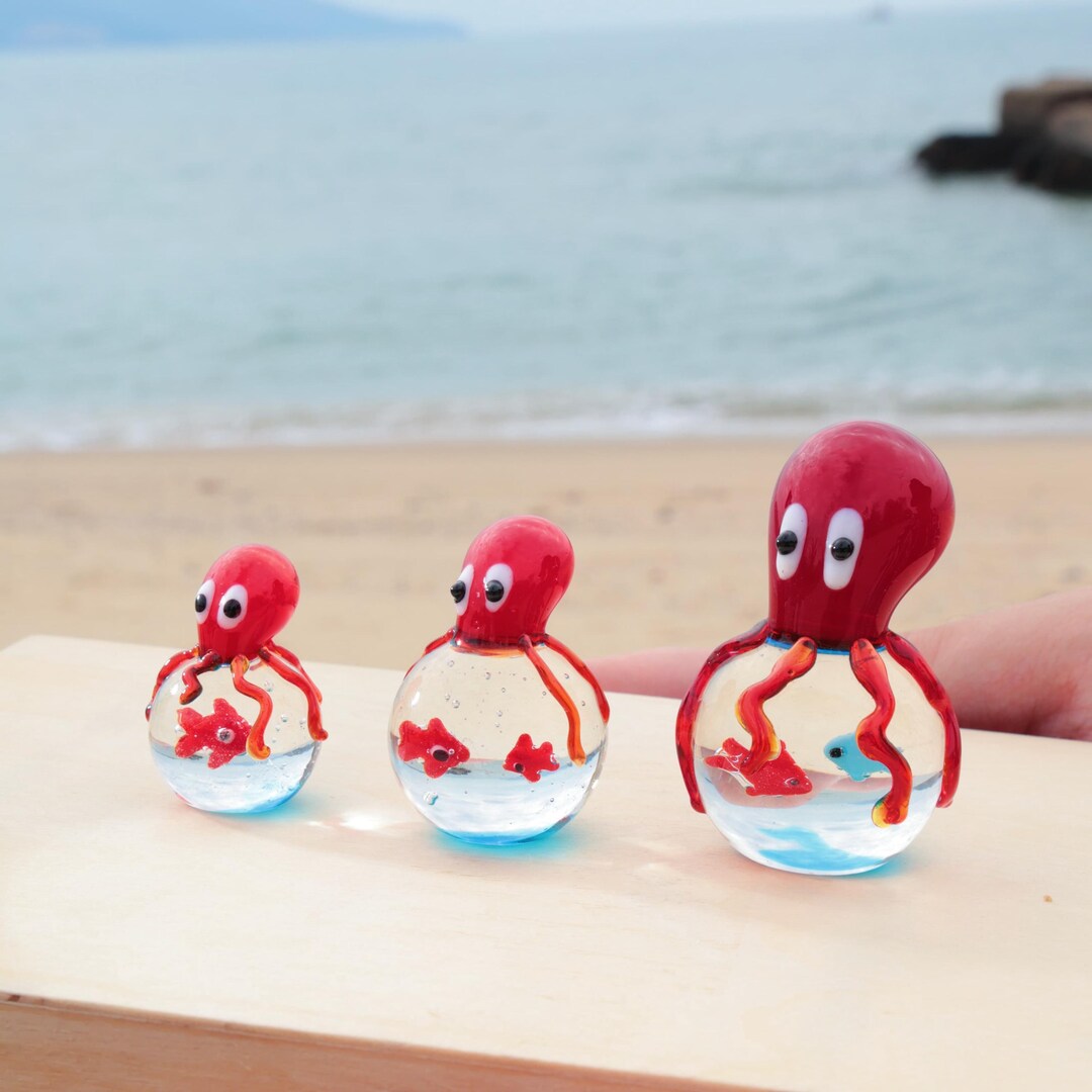 ZIBO ART GLASS QUIGGLY OCTOPUS main image 0
