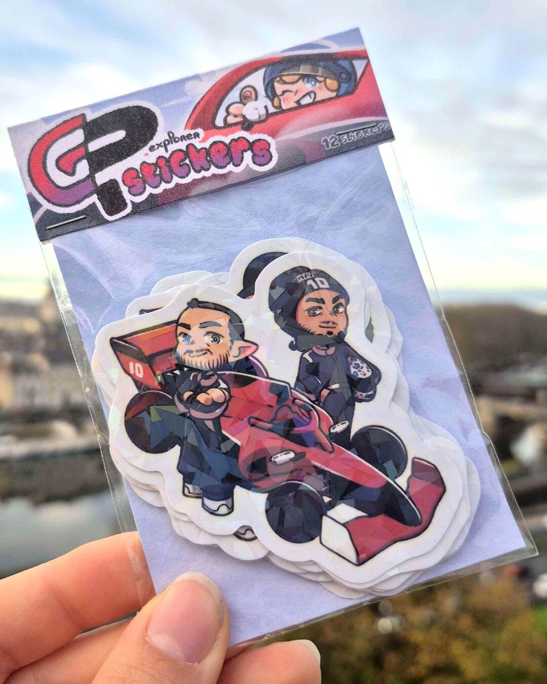 Pack of 12 GP Explorer Stickers – Fan Art of All Teams, Holographic ...